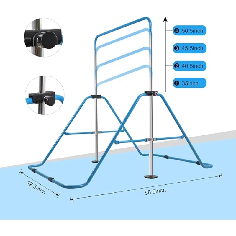 Home Gym Floor - Barre de sol horizontale réglable pour