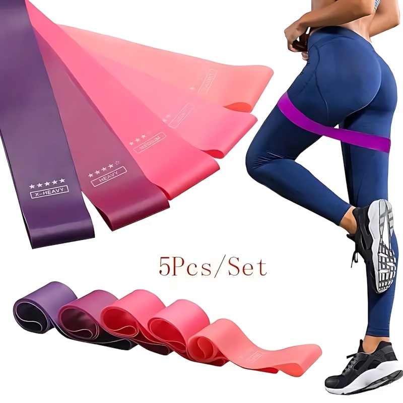 Home Gym Resistance Machine - Ensemble de 5 bandes de résistance