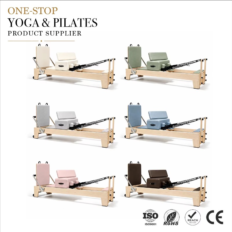 Home Gym Studio - YTYIN Reformer Pilates en bois d'érable