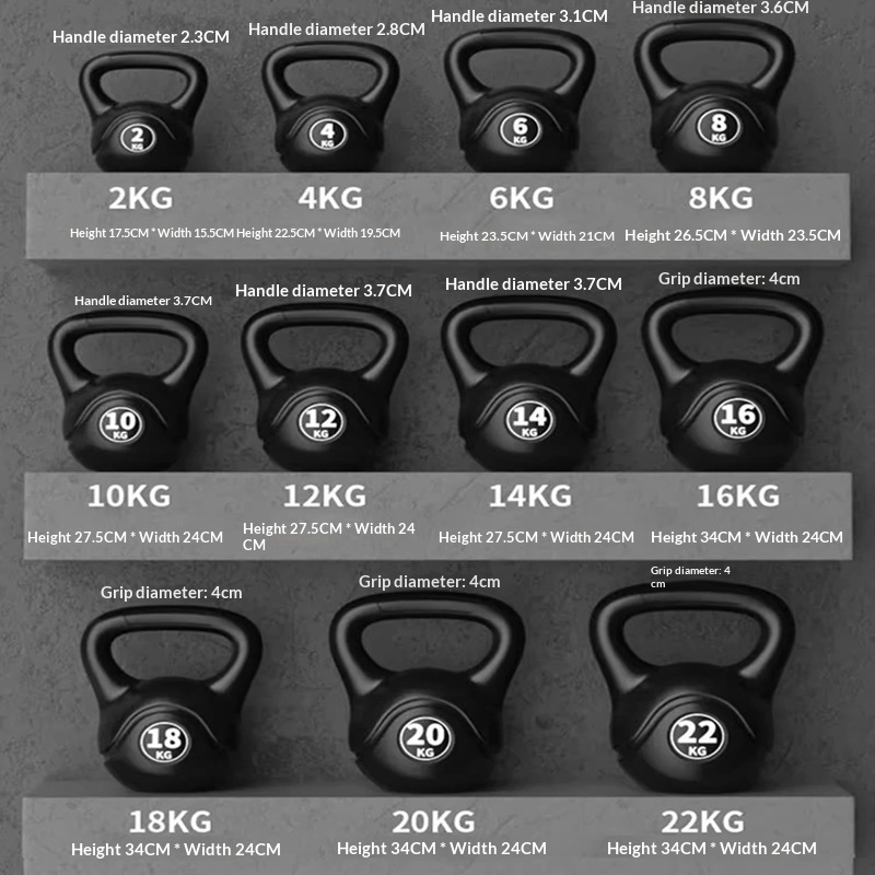 Home Gym Studio - 2026 Kettlebell de fitness réglable 8