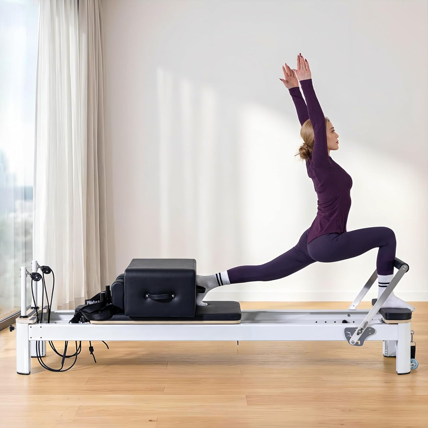 Home Gym Studio - Reformer de Pilates mural avec planche