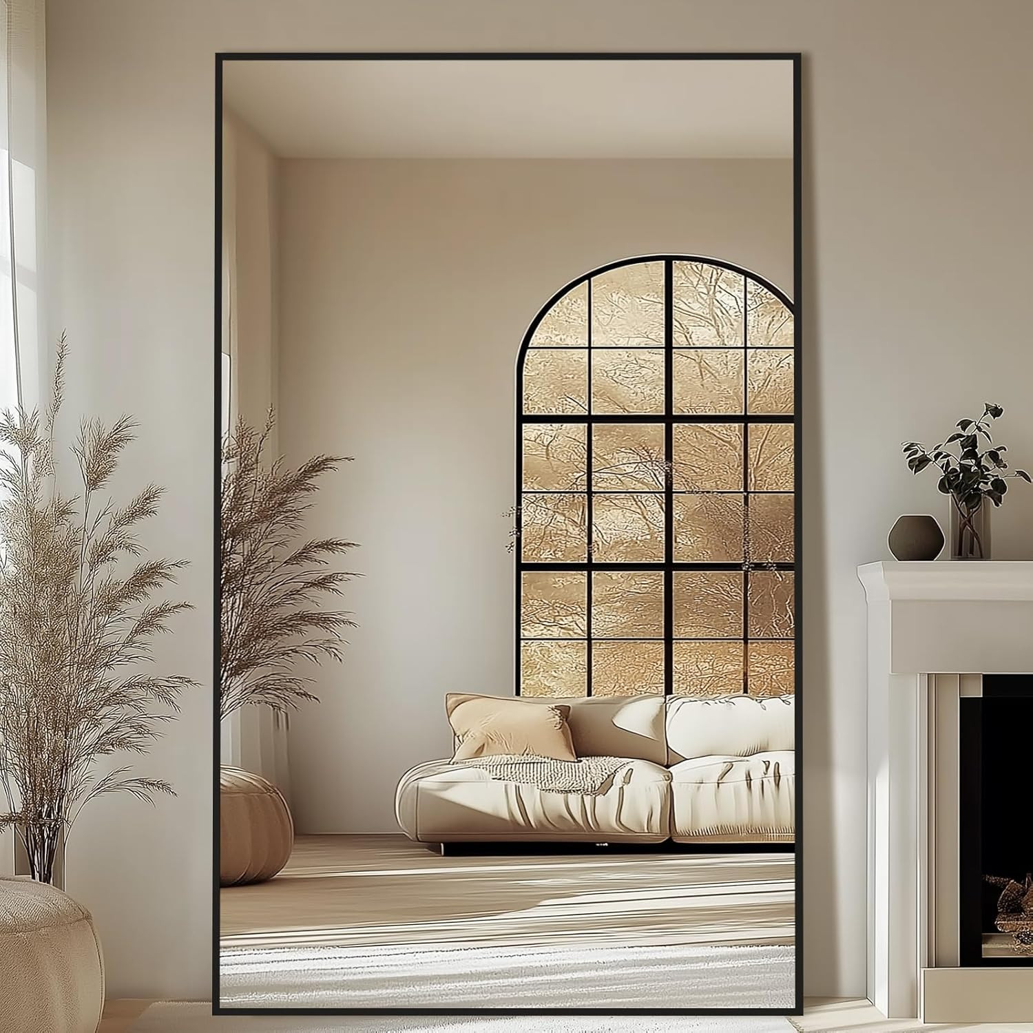Home Gym Floor - Grand miroir sur pied de 72