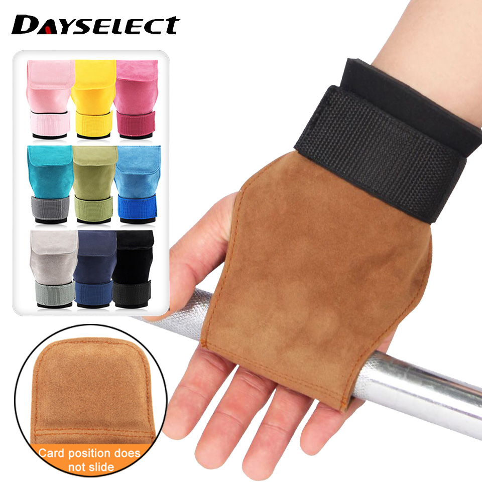 Lifting Straps Wrist - Gants de gymnastique en cuir de