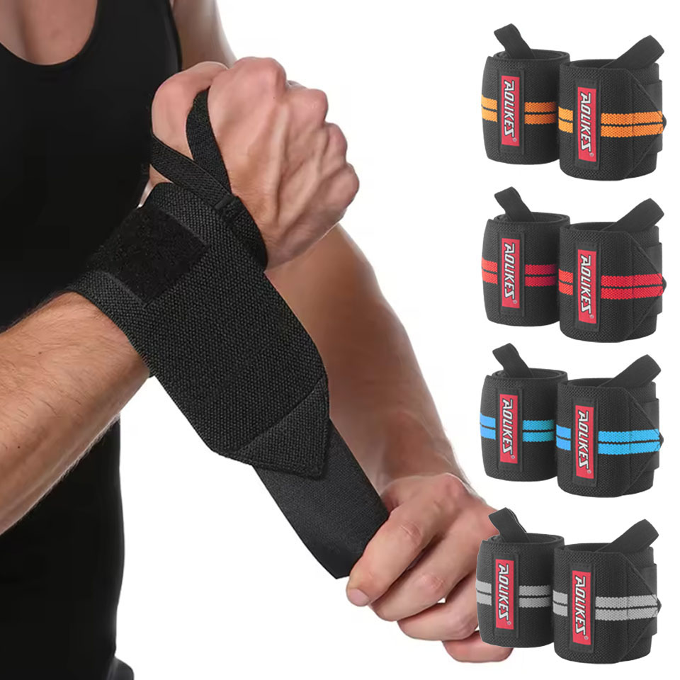 Lifting Straps Wrist - AOLIKES Bandes de maintien de poignet