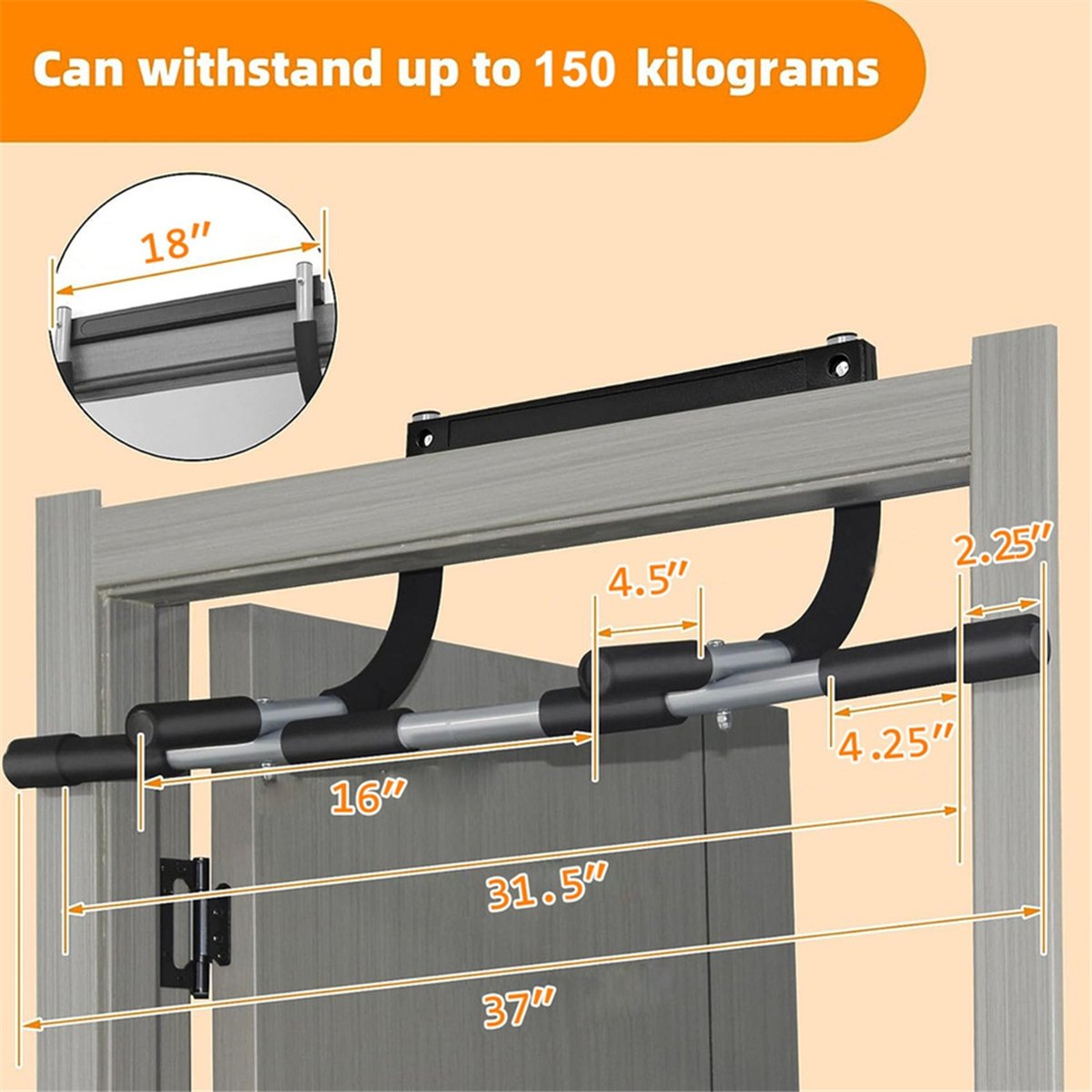 Barre de traction murale ABST  - Chin Up Doorframe avis et prix
