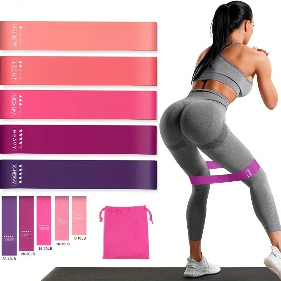 Ensemble de 5 bandes de résist - Home Gym Resistance Machine avis et prix