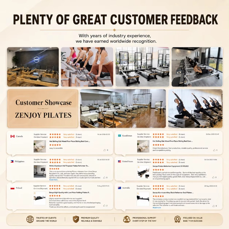 YTYIN Reformer Pilates en bois - Home Gym Studio avis et prix
