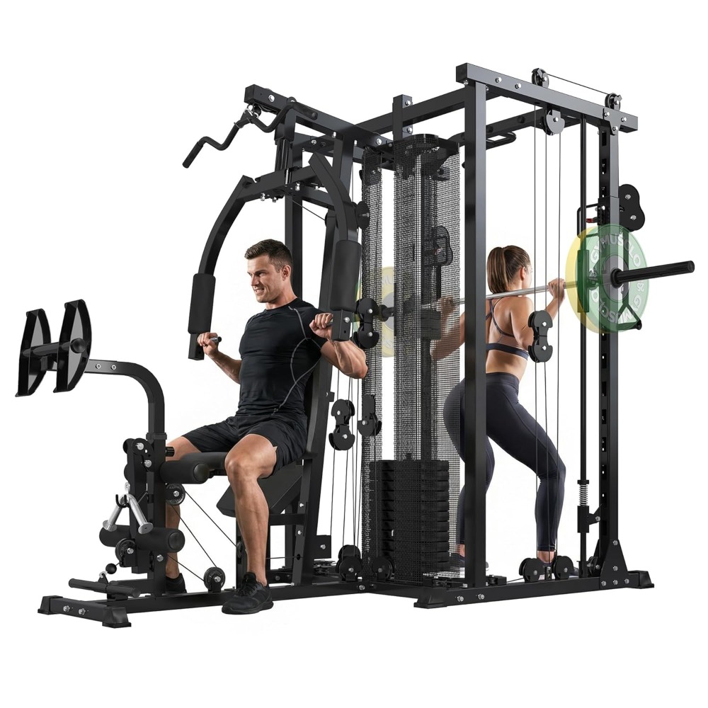 Machine de musculation multifo - Home Gym Cable Machine With Weight Stack avis et prix