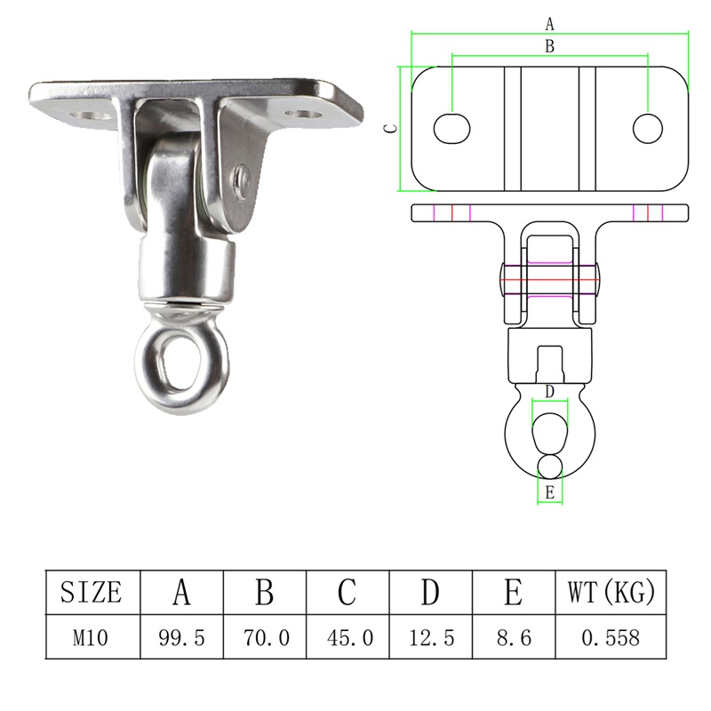 1 jeu de cintres en acier inox - Yoga Trapeze Swing avis et prix