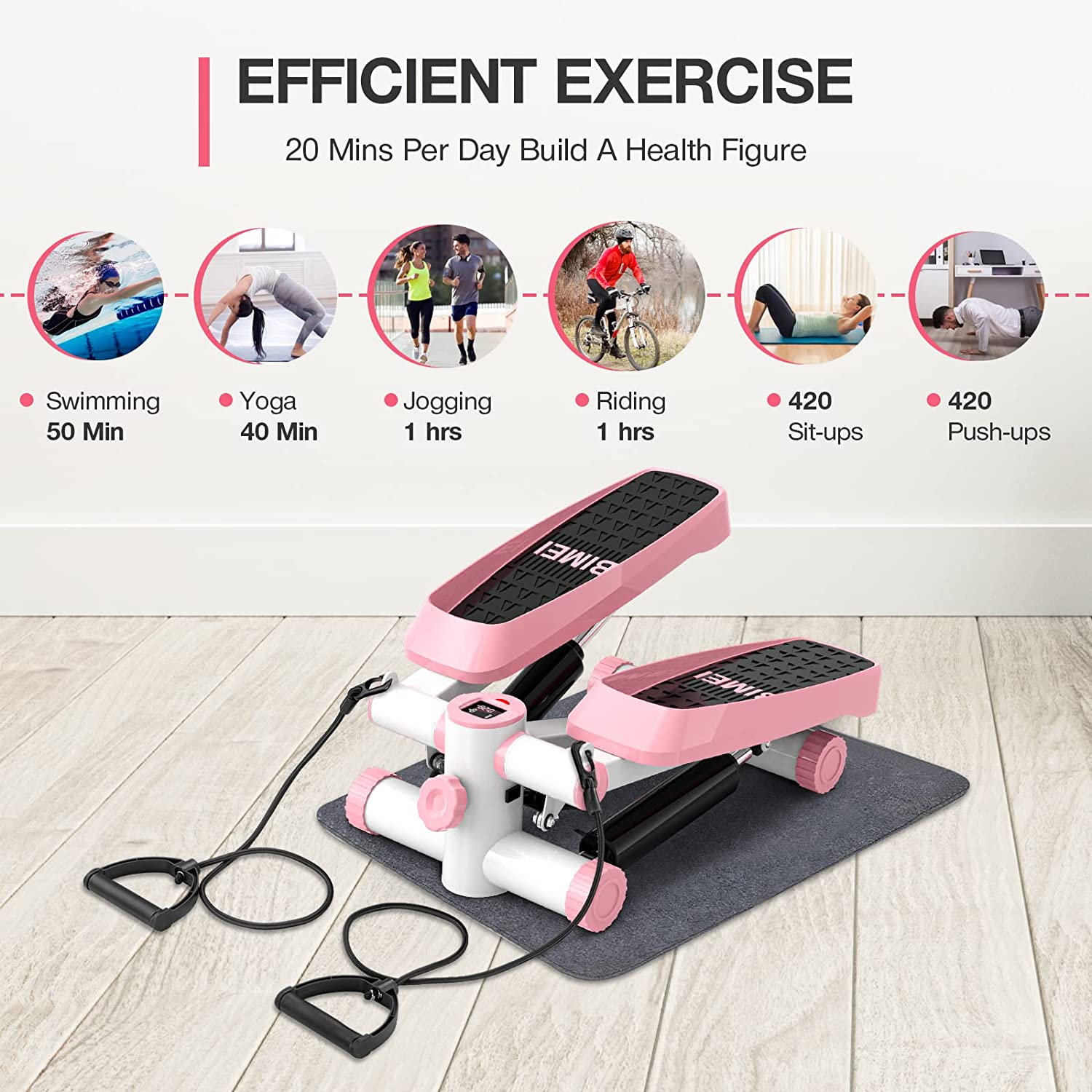 Mini stepper de fitness portab - Home Gym Resistance Machine avis et prix