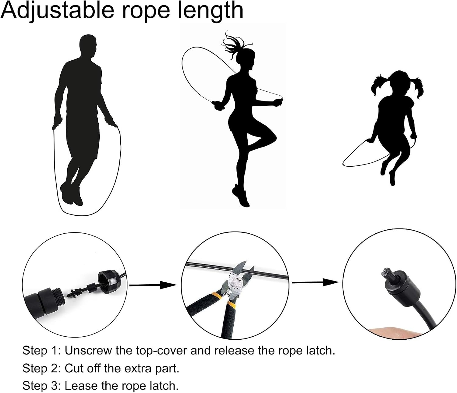 Corde à sauter réglable en fil - Jump Rope Bearing avis et prix
