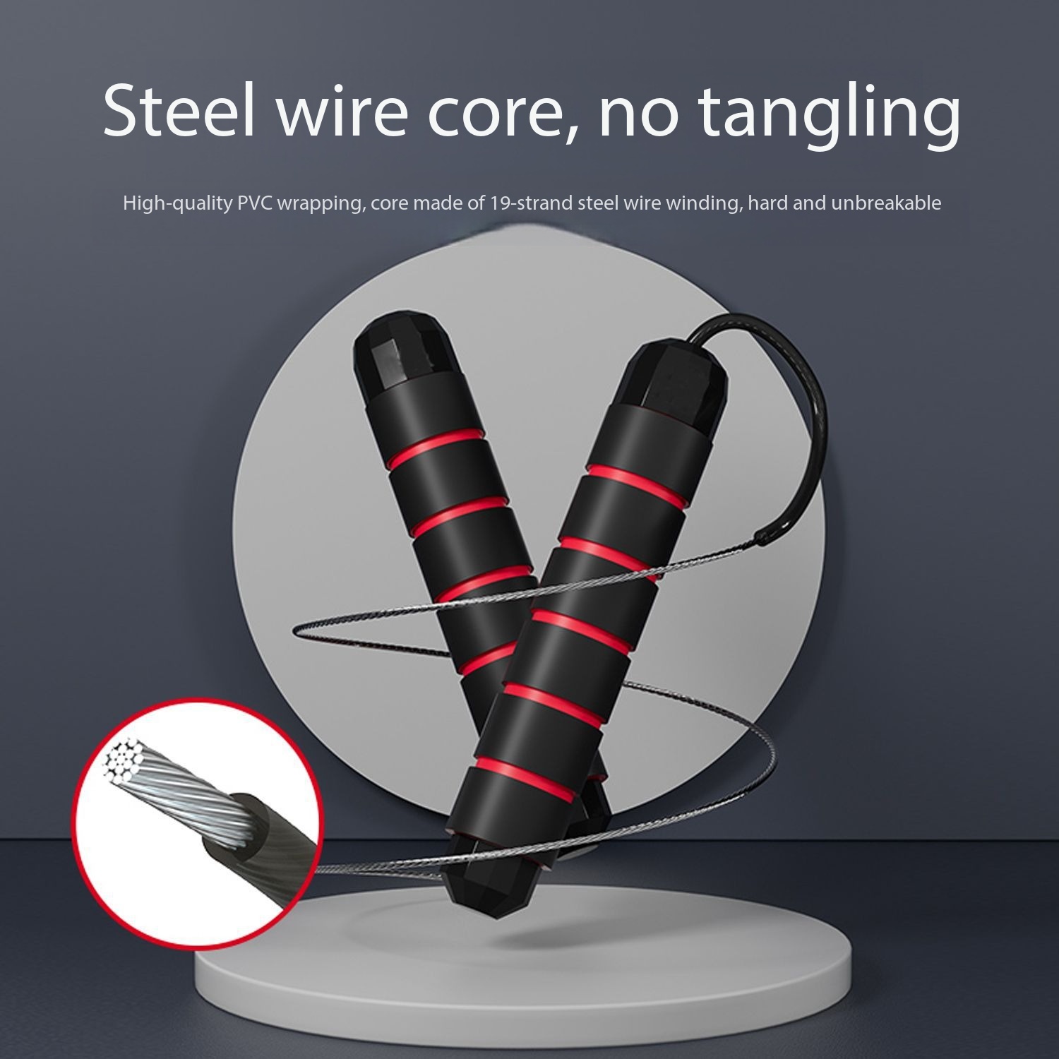 Corde à sauter réglable en fil - Jump Rope Bearing avis et prix