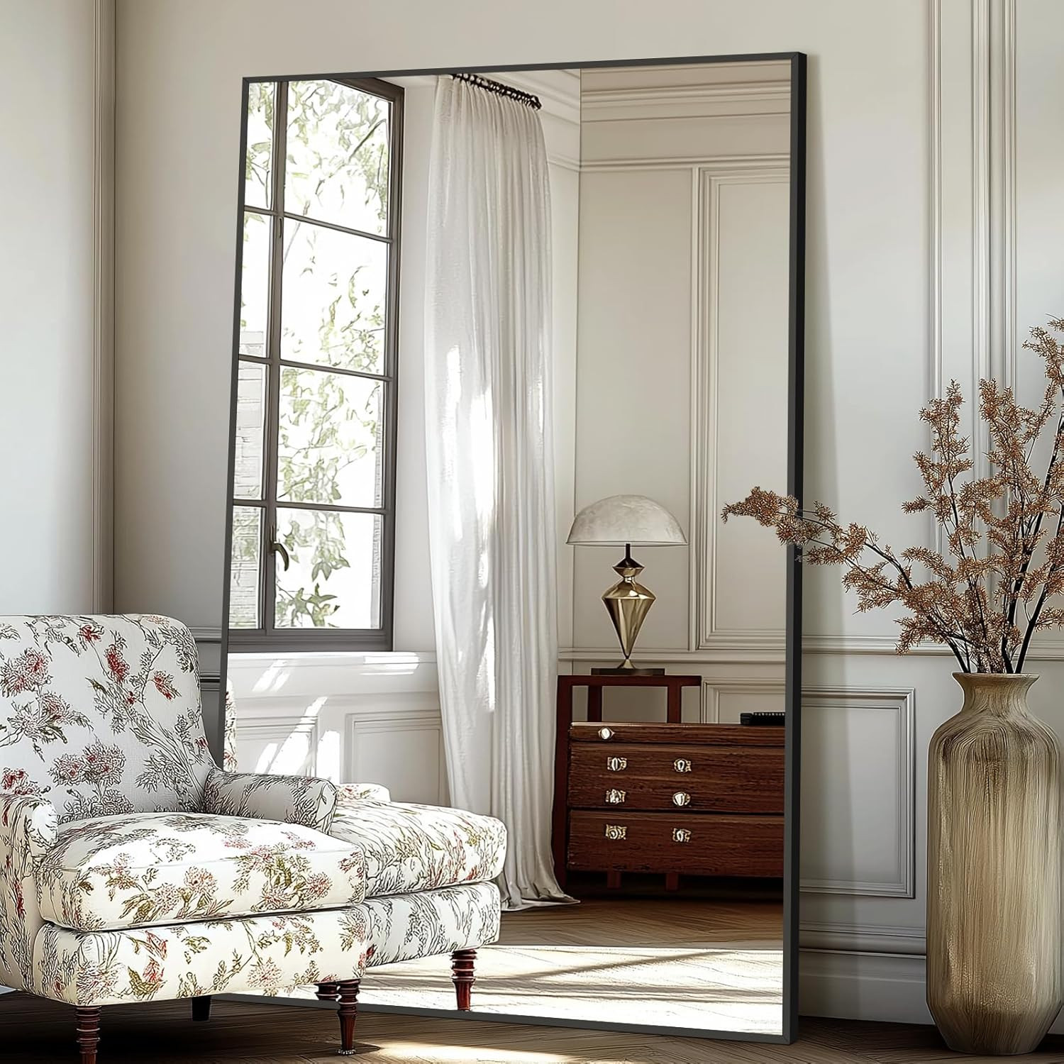 Grand miroir sur pied de 72