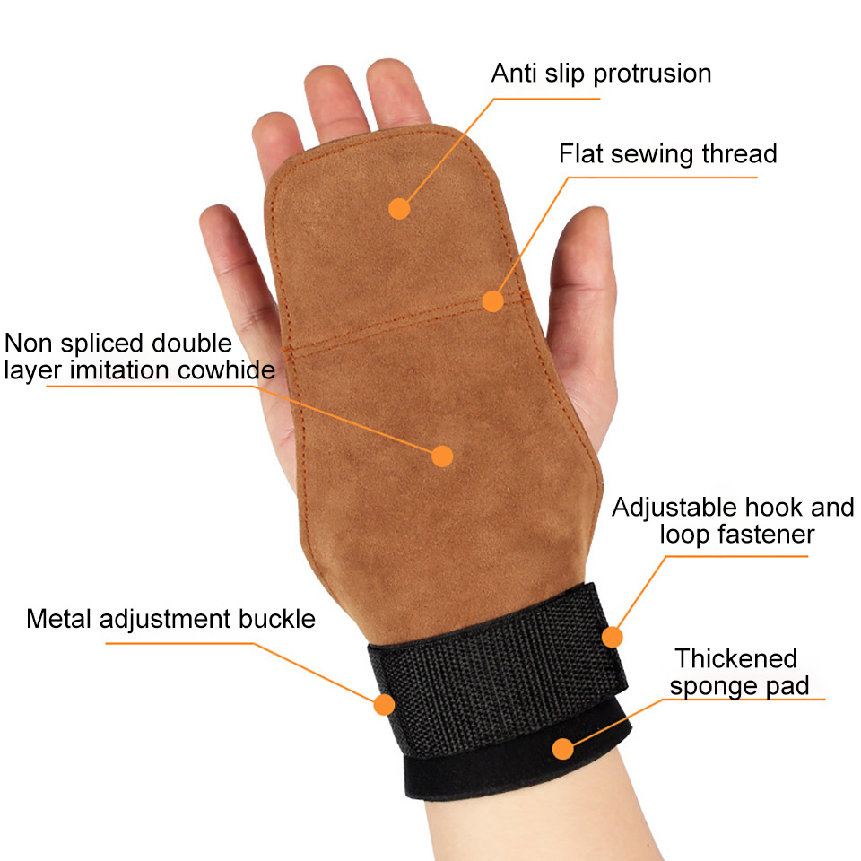 Gants de gymnastique en cuir d - Lifting Straps Wrist avis et prix
