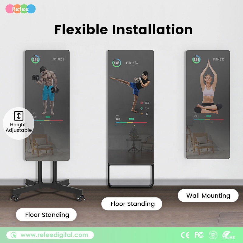 Tounchscreen – miroir d'entraî - Home Gym Floor avis et prix