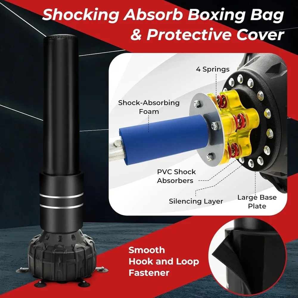 Sac de frappe de boxe autoport - Boxing Bag Stand avis et prix