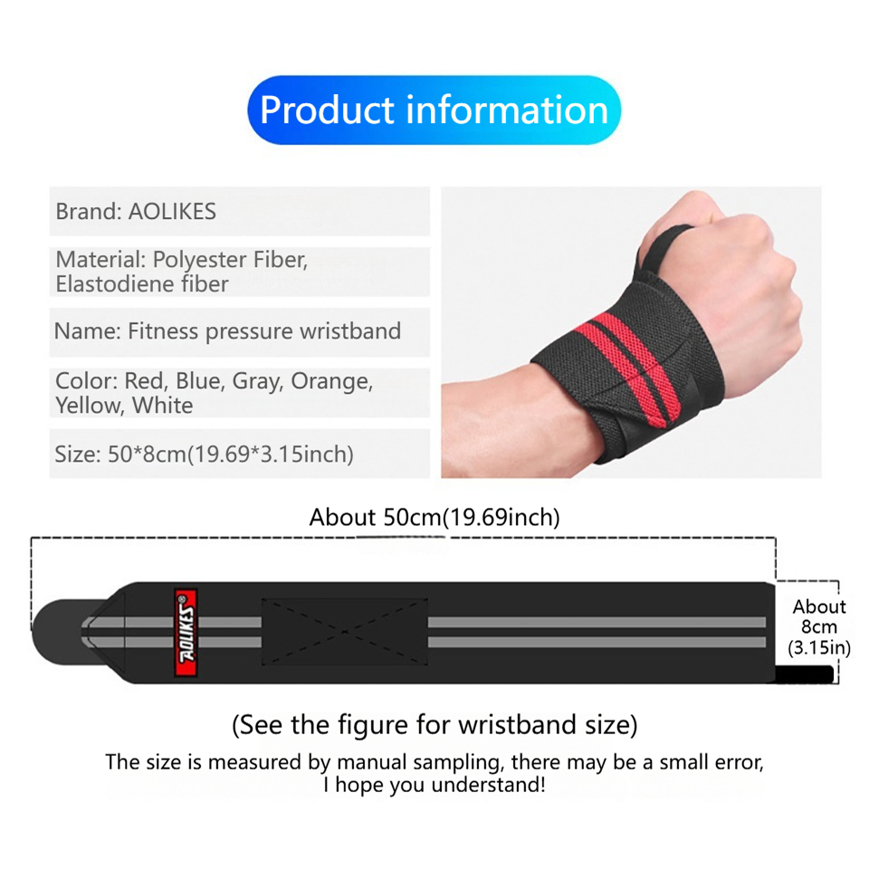 AOLIKES Bandes de maintien de  - Lifting Straps Wrist avis et prix